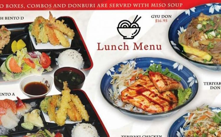  2021 LUNCH MENU!