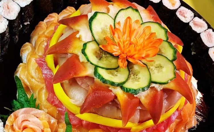  SUSHI BIRTHDAY CAKE !!